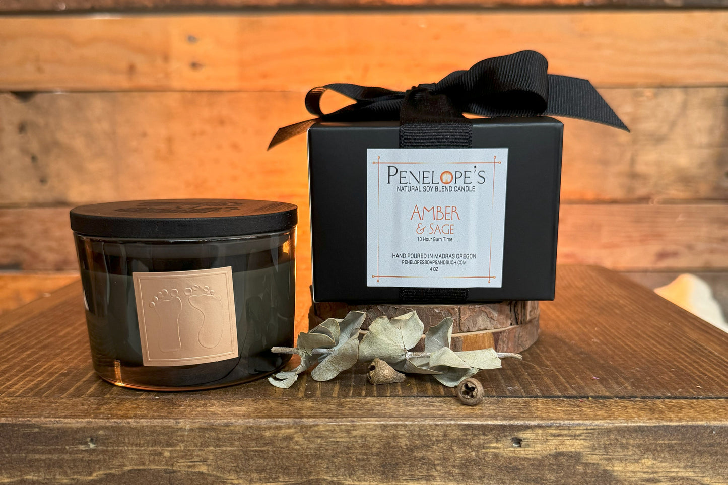 Amber & Sage Candle 16oz