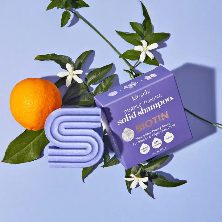 kit-sch brand / Purple Toning Solid Shampoo Bar