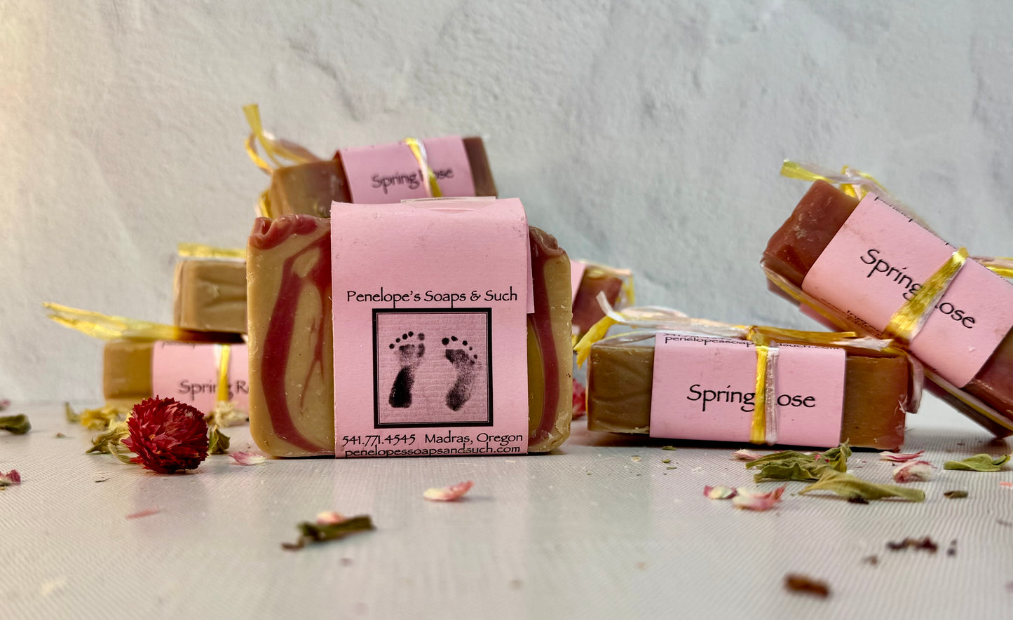 Spring Rose Soap Bar