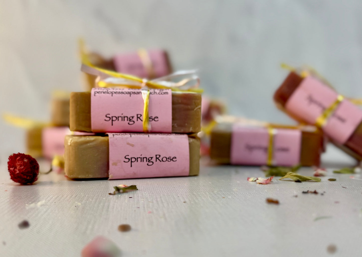 Spring Rose Soap Bar