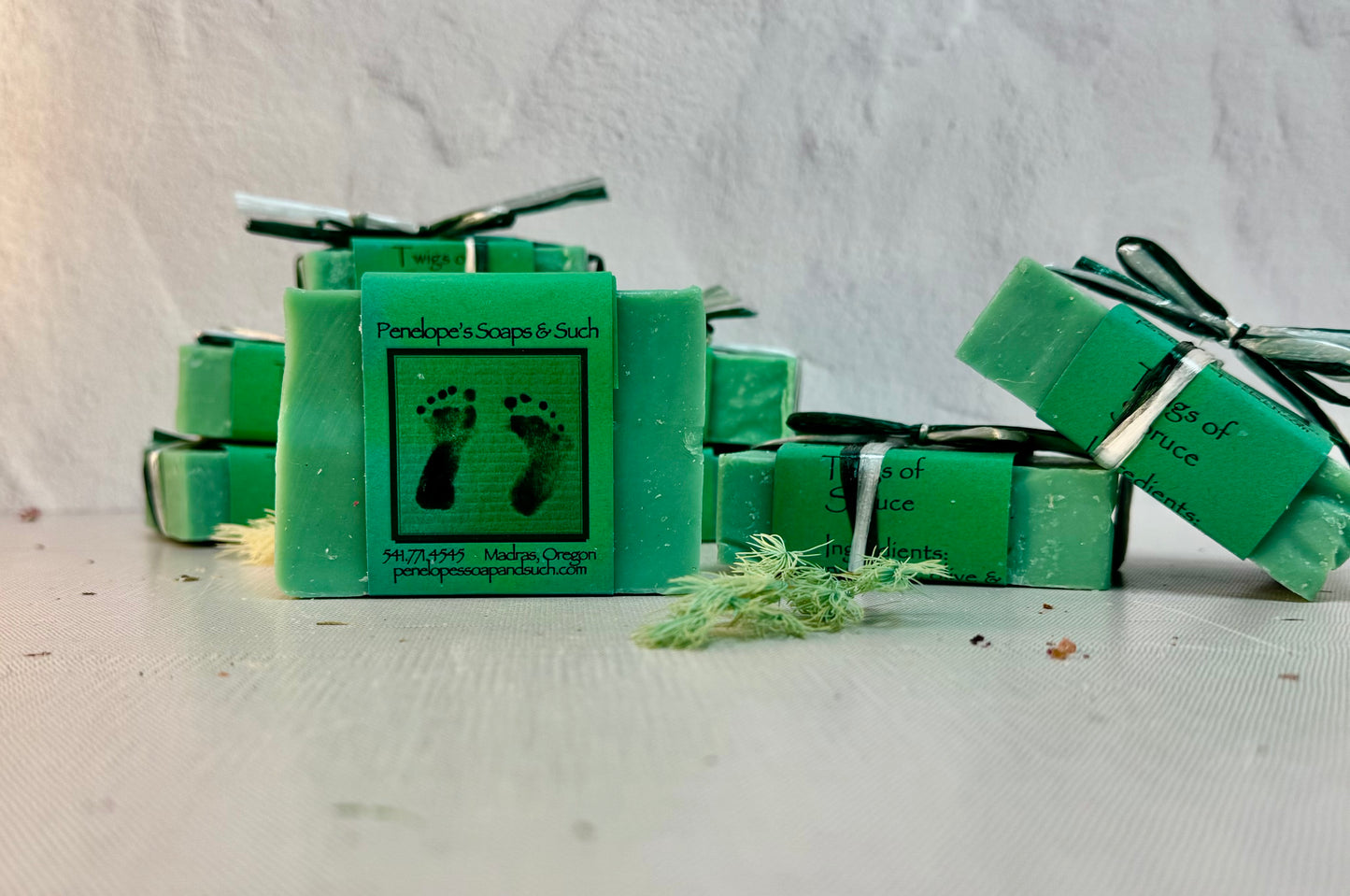 Twigs of Spruce large Soap