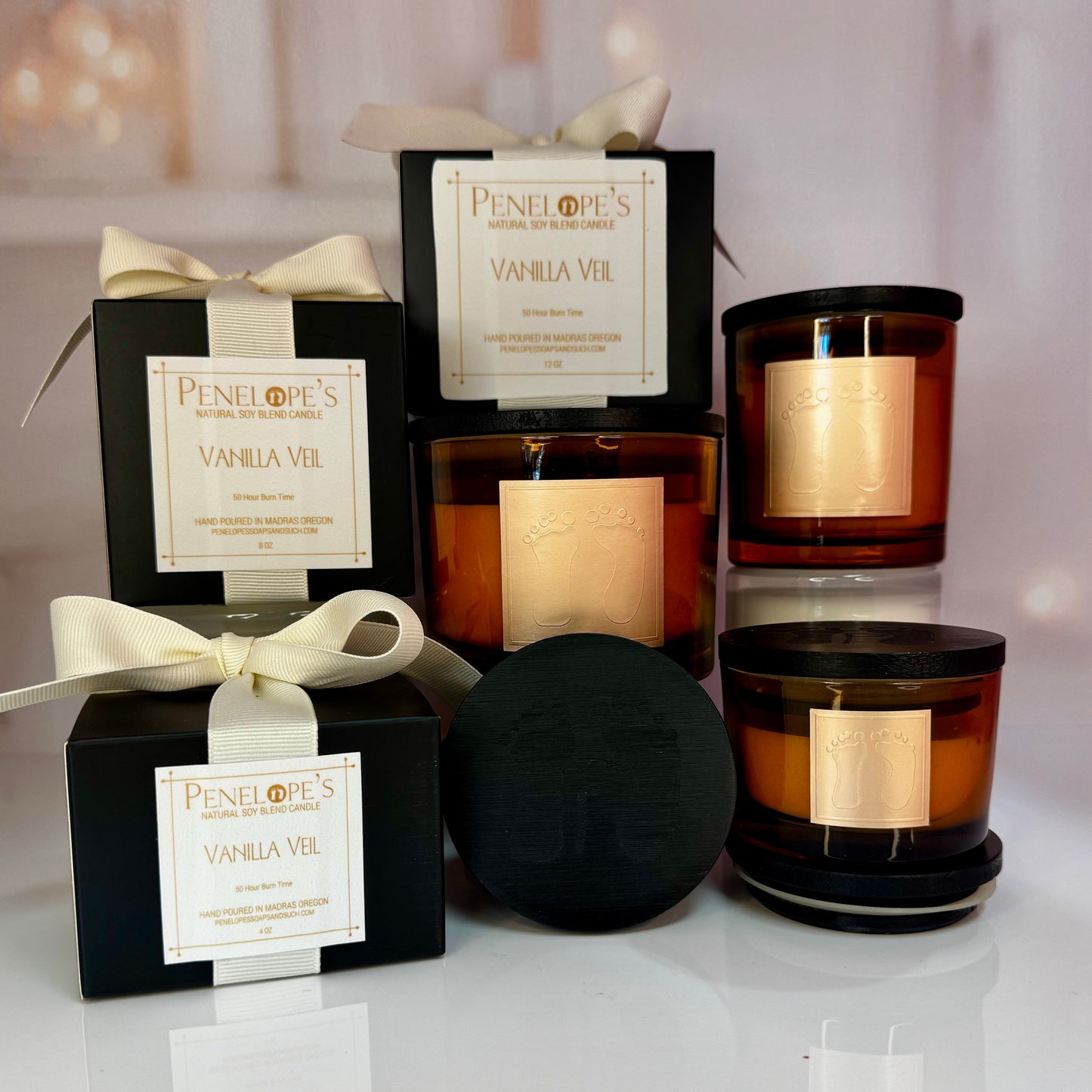 Vanilla Veil - 8oz Luxury Candle