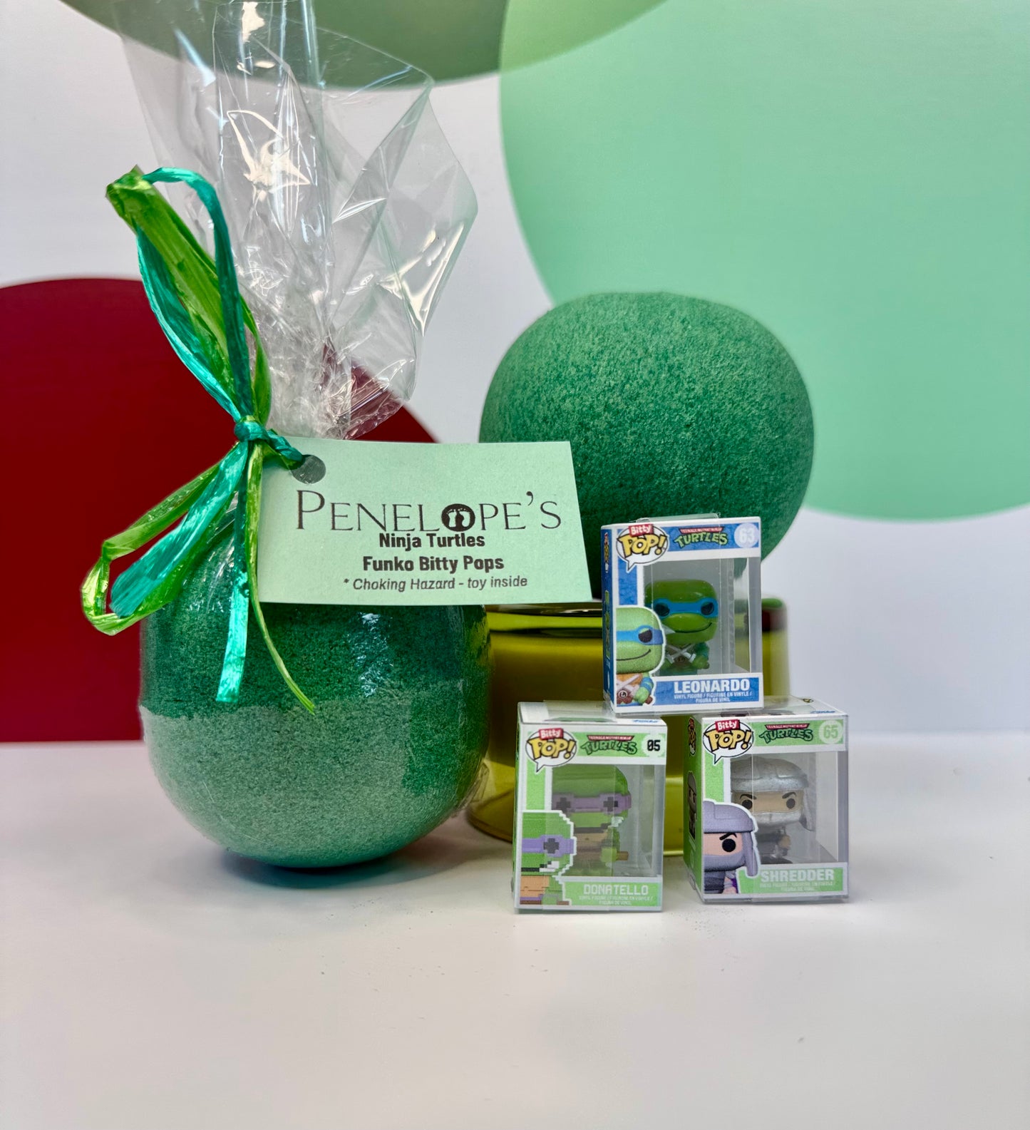 Bath Bombs with Funko Bitty Pop inside!