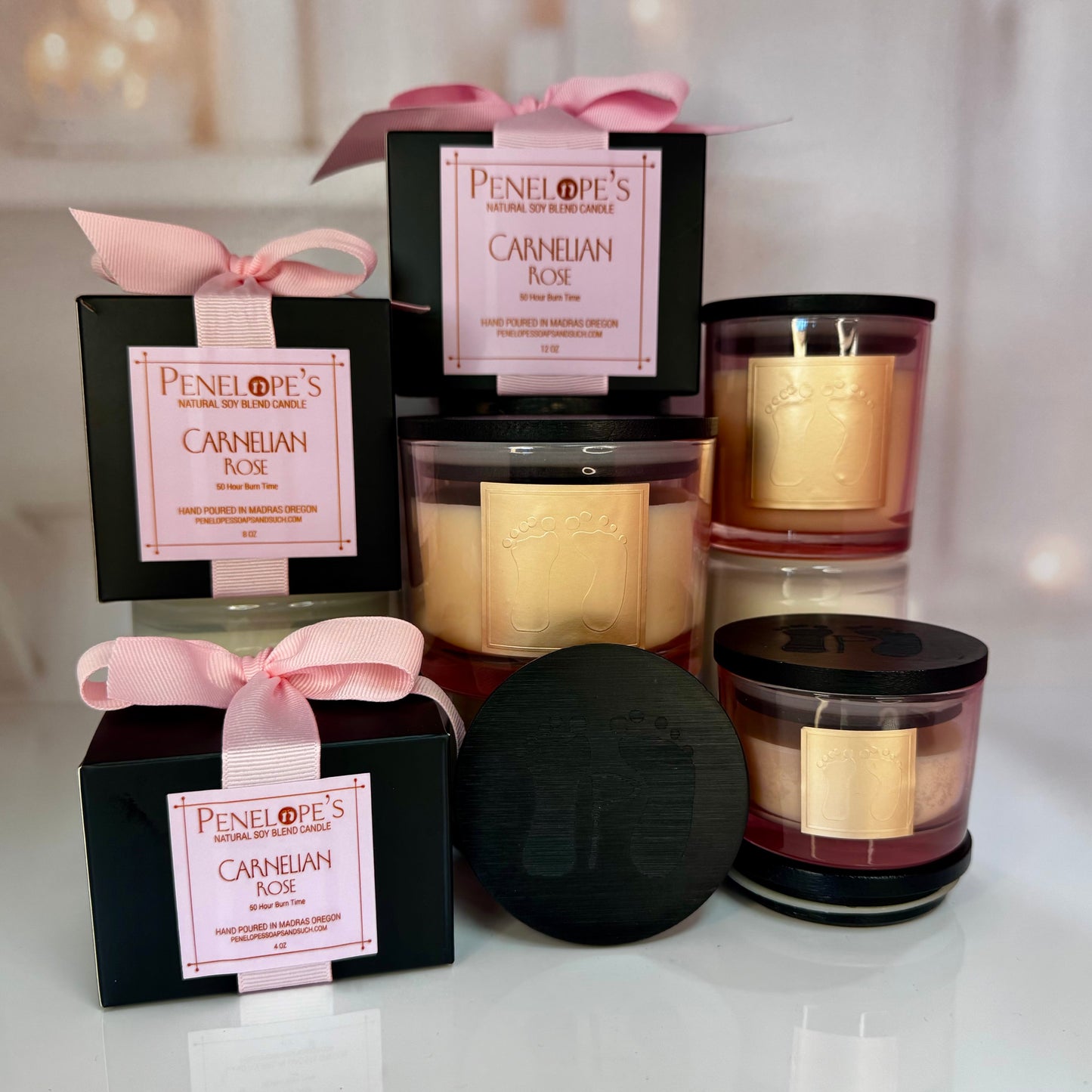 Carnelian Rose - 4oz Luxury Candle