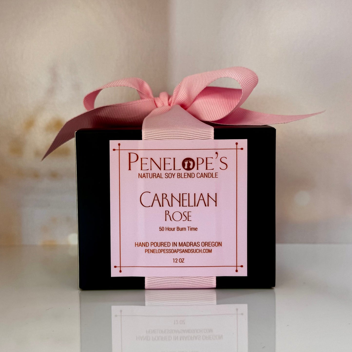 Carnelian Rose - 12oz Luxury Candle