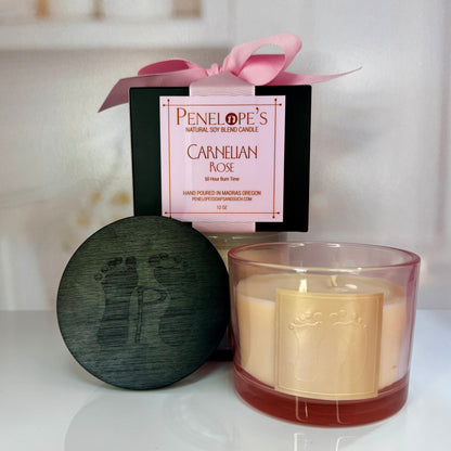 Carnelian Rose - 12oz Luxury Candle