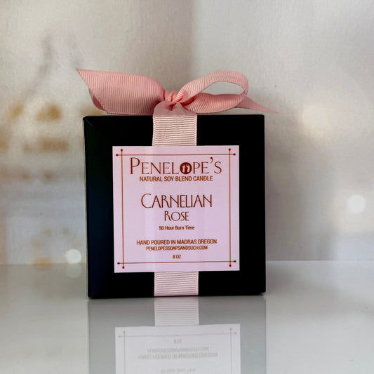 Carnelian Rose - 8oz Luxury Candle