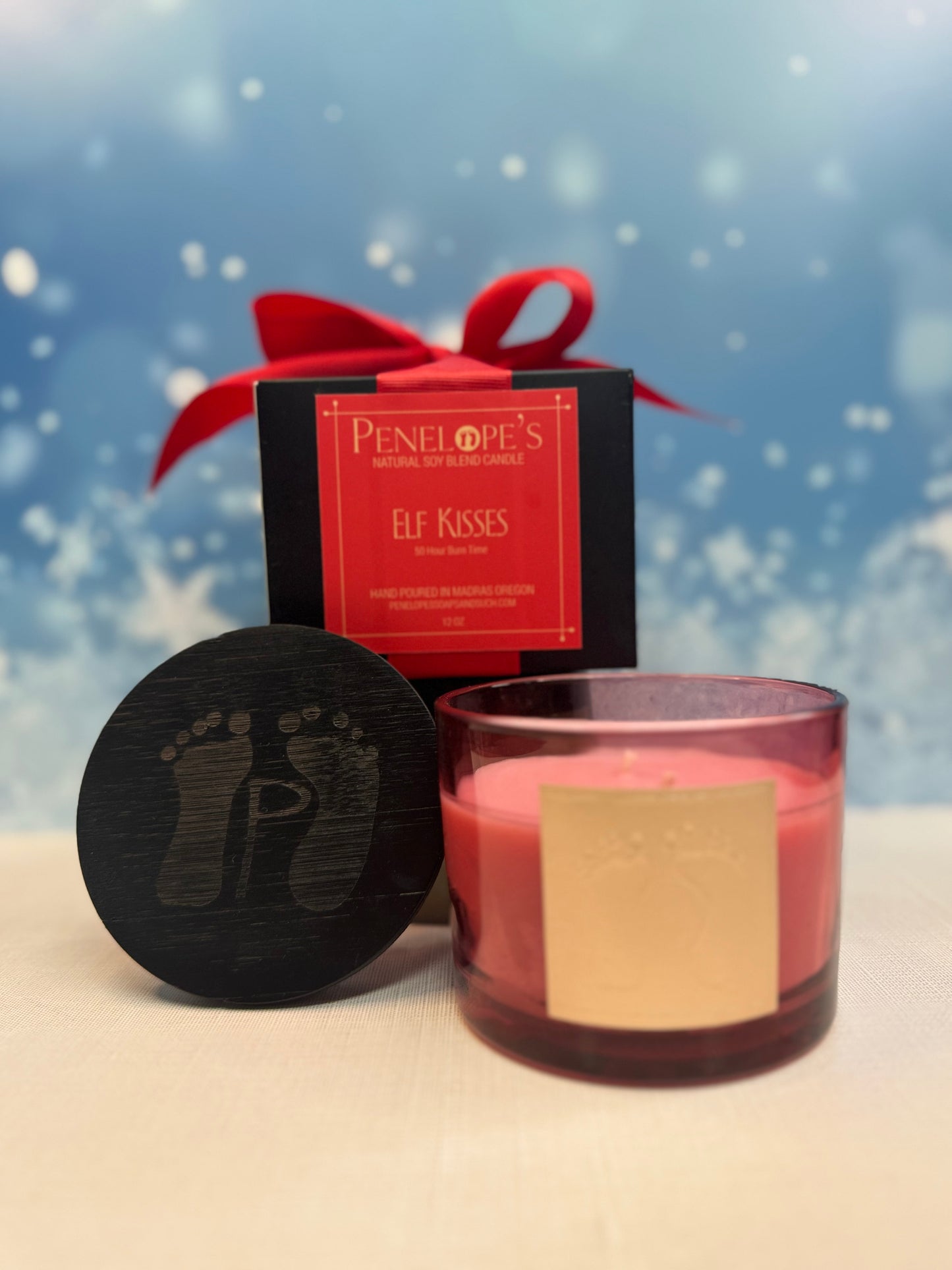 Elf Kisses – 12oz Luxury Candle