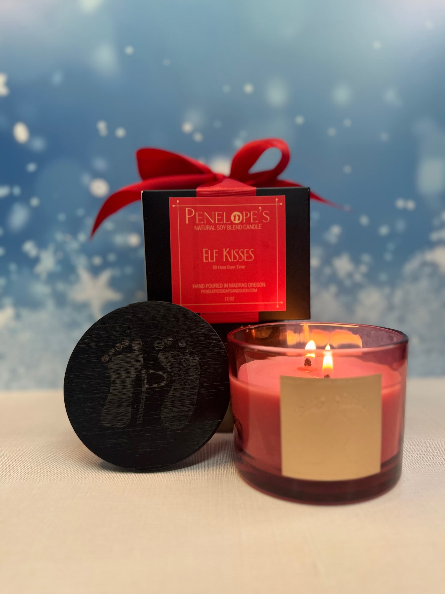Elf Kisses – 12oz Luxury Candle
