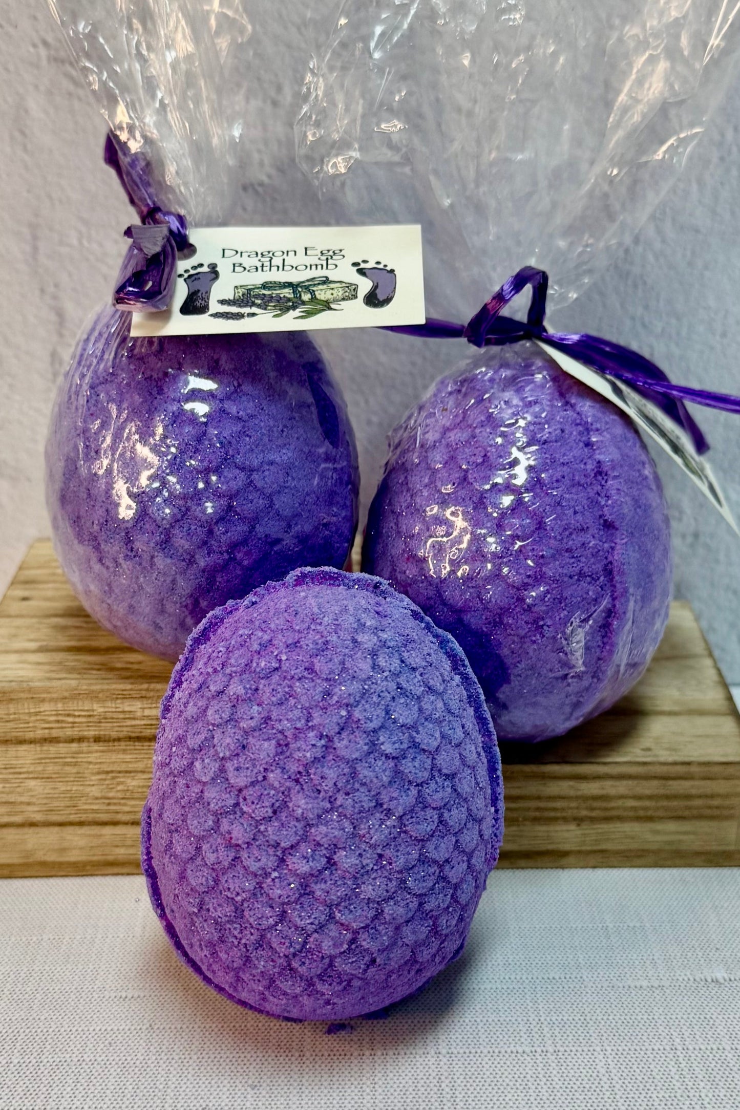 Dragon Egg Bath Bomb - Purple -