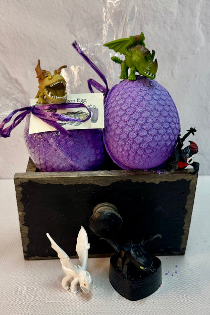 Dragon Egg Bath Bombs, Dragon inside