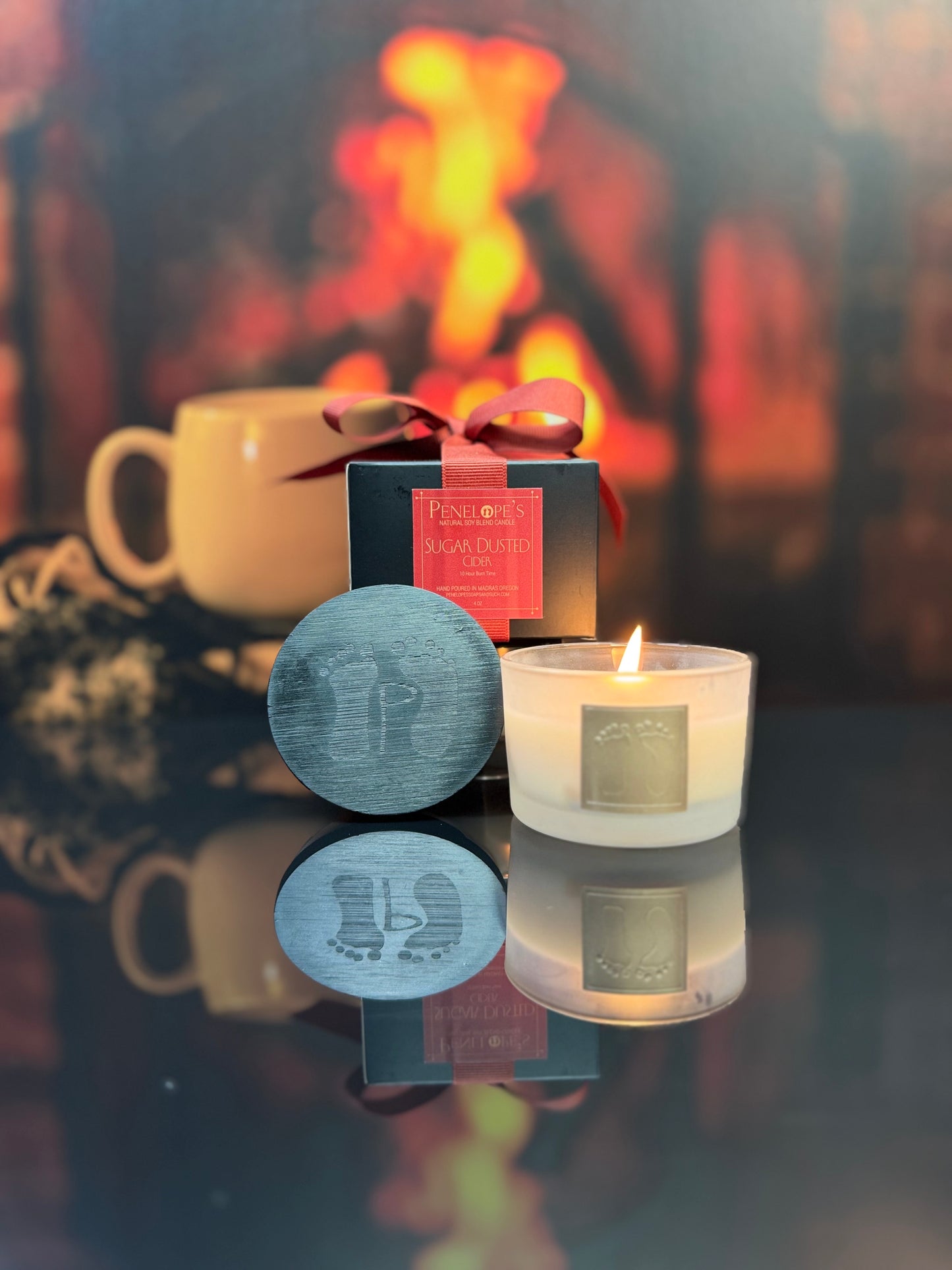 Sugar-Dusted Cider – 4oz Luxury Candle