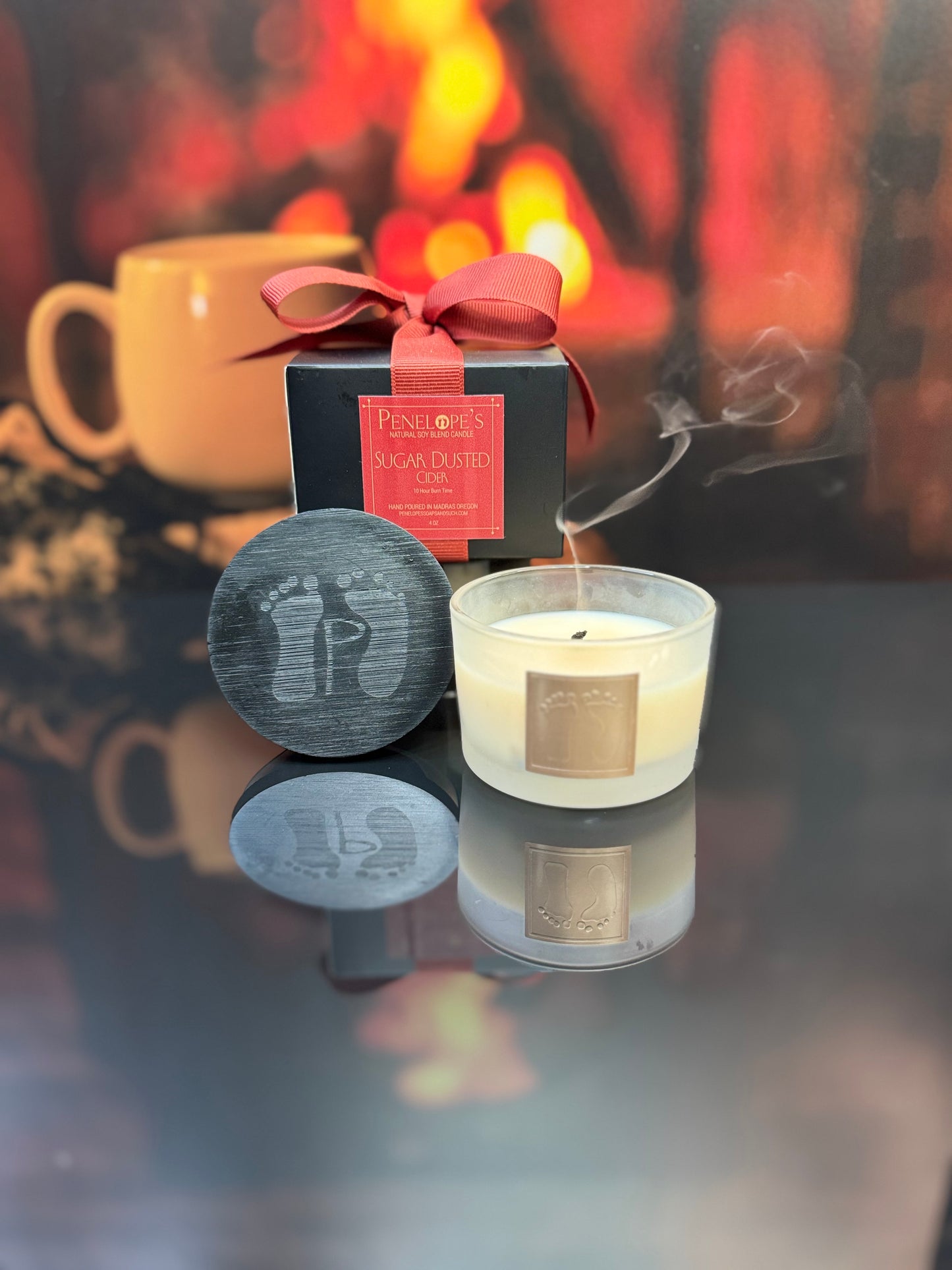 Sugar-Dusted Cider – 4oz Luxury Candle