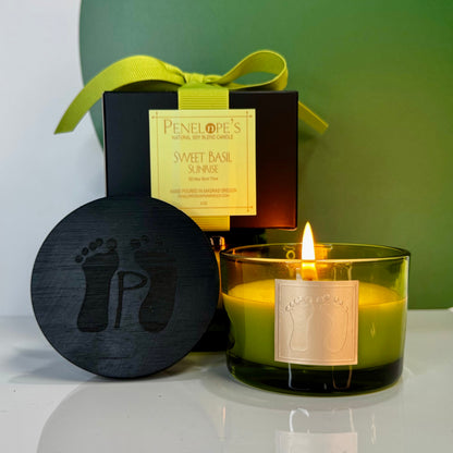 Sweet Basil Sunrise - 4oz Luxury Candle