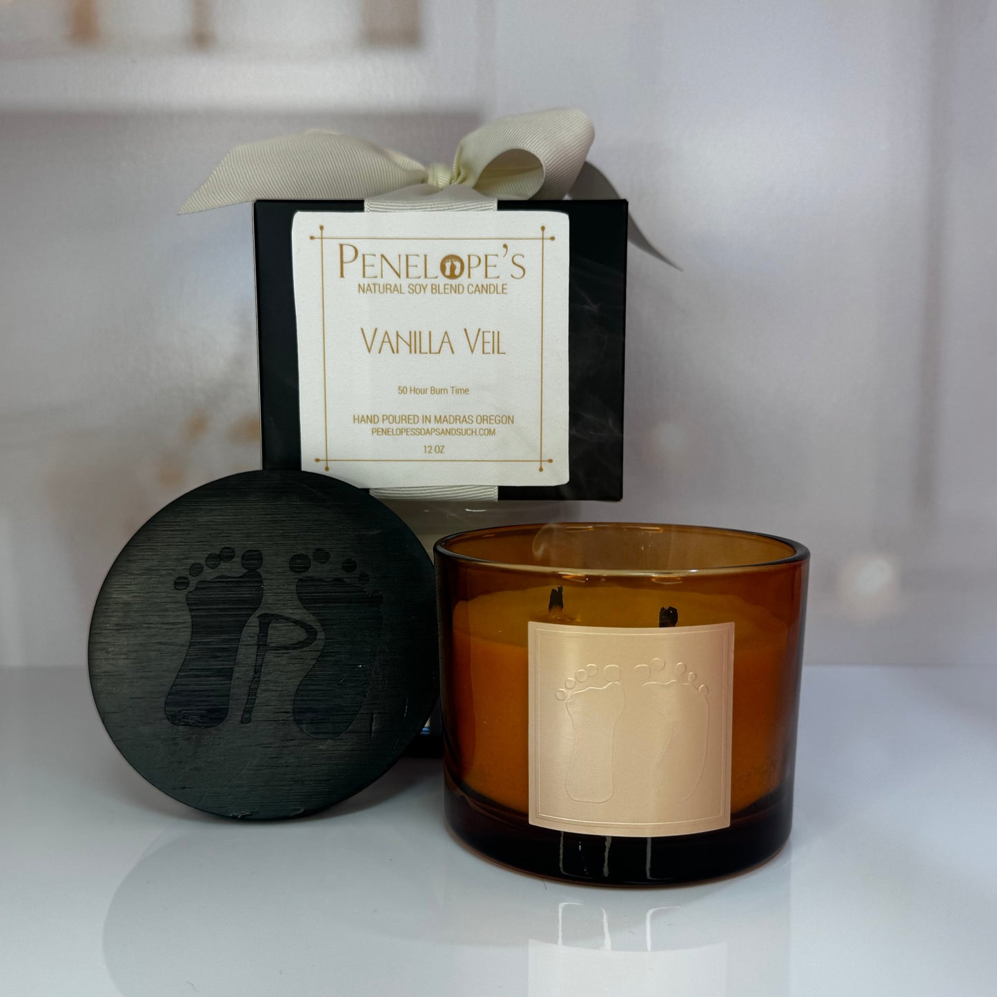 Vanilla Veil - 12oz luxury Candle