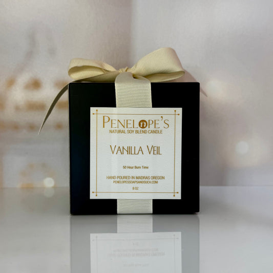 Vanilla Veil -  8oz Luxury Candle
