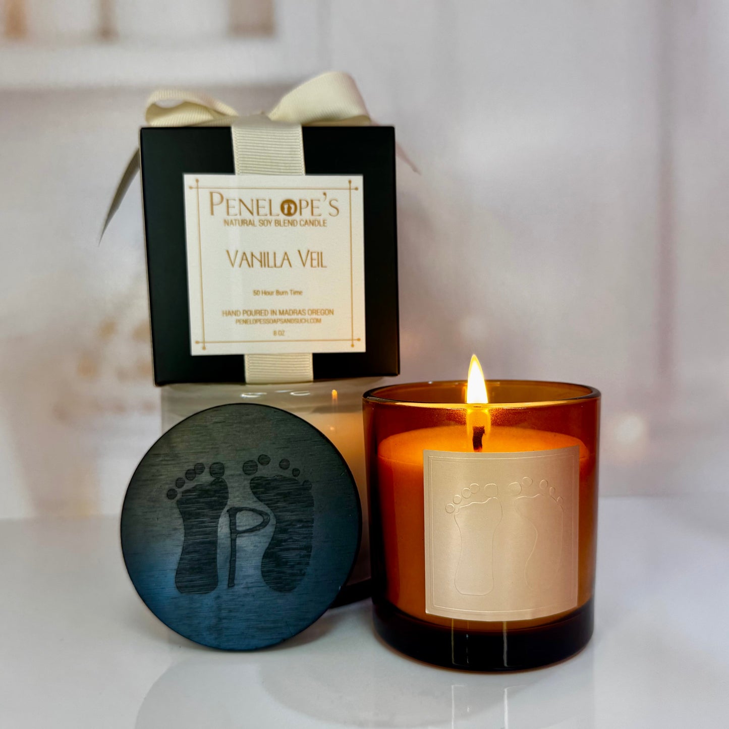 Vanilla Veil -  8oz Luxury Candle