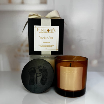 Vanilla Veil -  8oz Luxury Candle