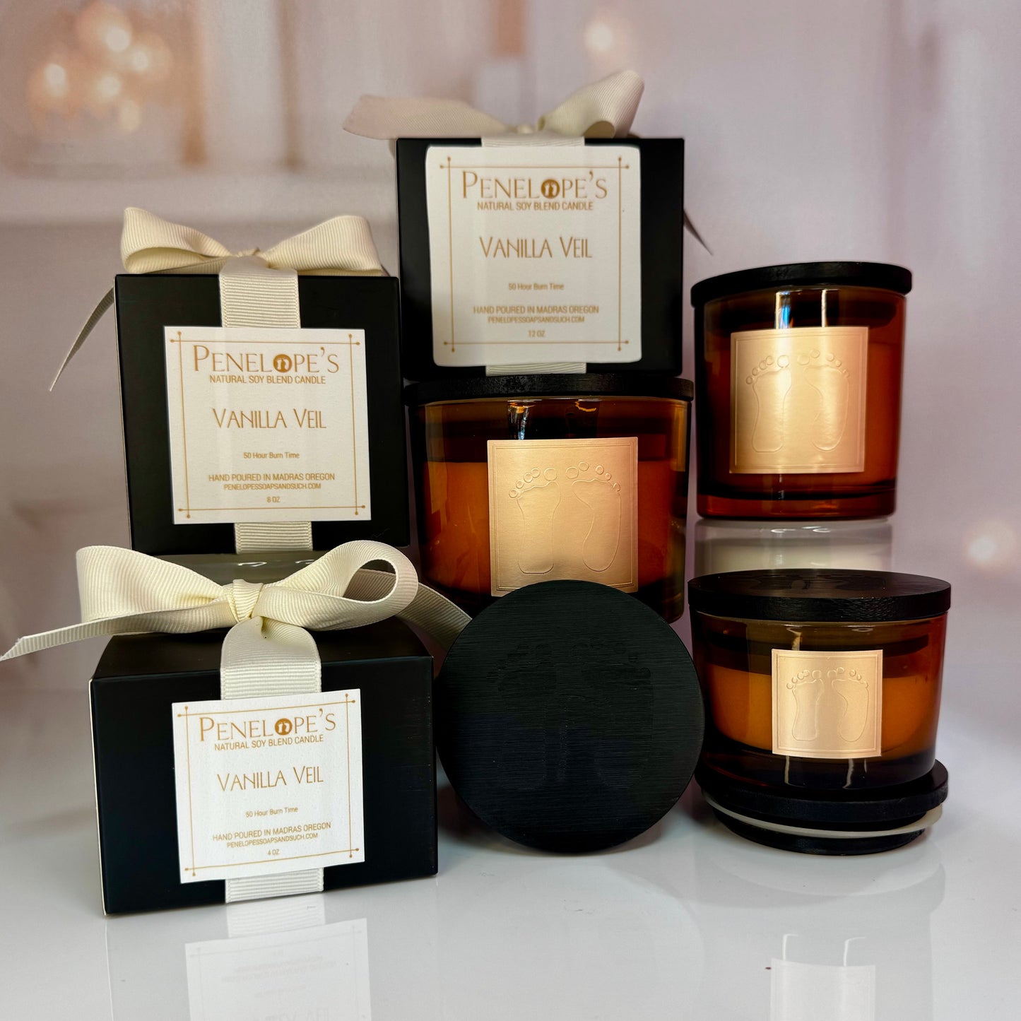 Vanilla Veil - 12oz luxury Candle