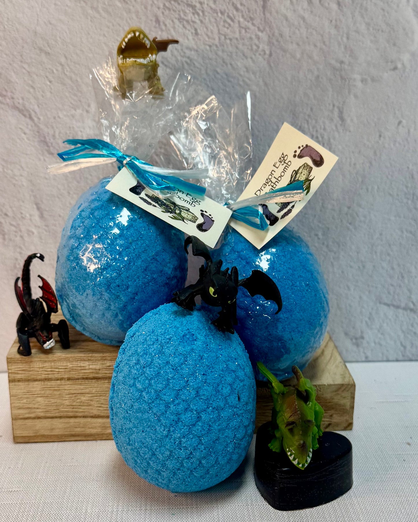 Dragon Egg Bath Bomb - Blue-