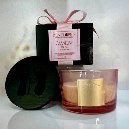 Carnelian Rose - 4oz Luxury Candle