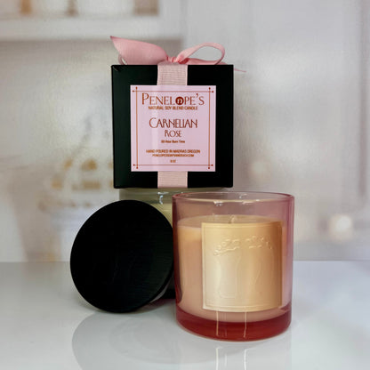 Carnelian Rose - 8oz Luxury Candle