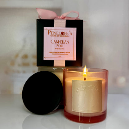 Carnelian Rose - 8oz Luxury Candle