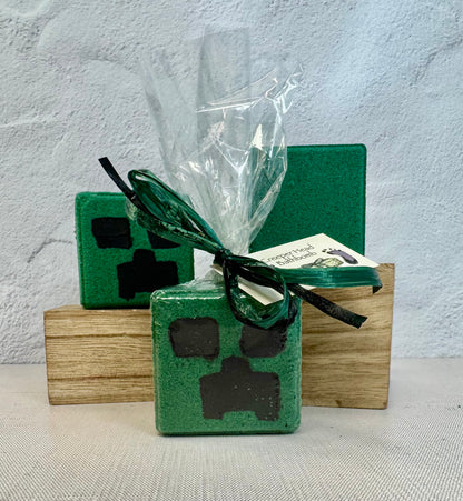Minecraft Creeper Head Bath Bomb