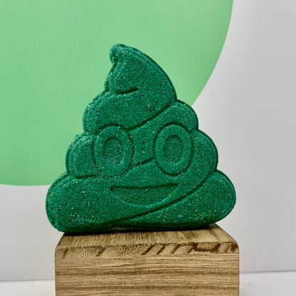 Poop Emoji Bath Bomb -Blue-