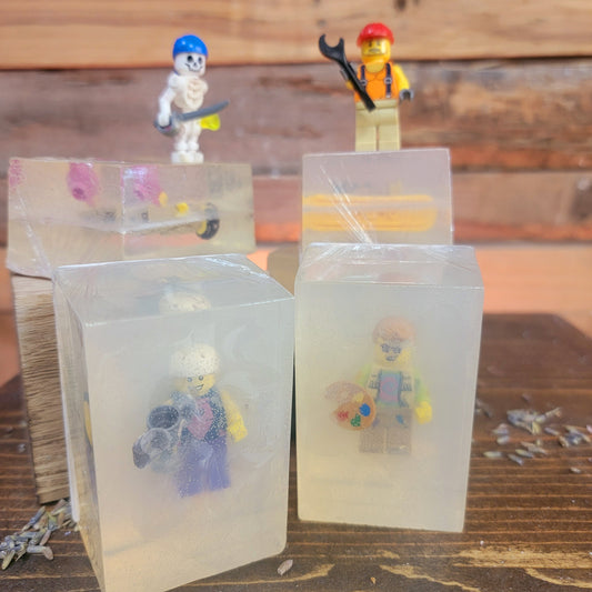 Mini Figure Soap - Mini Fig inside!