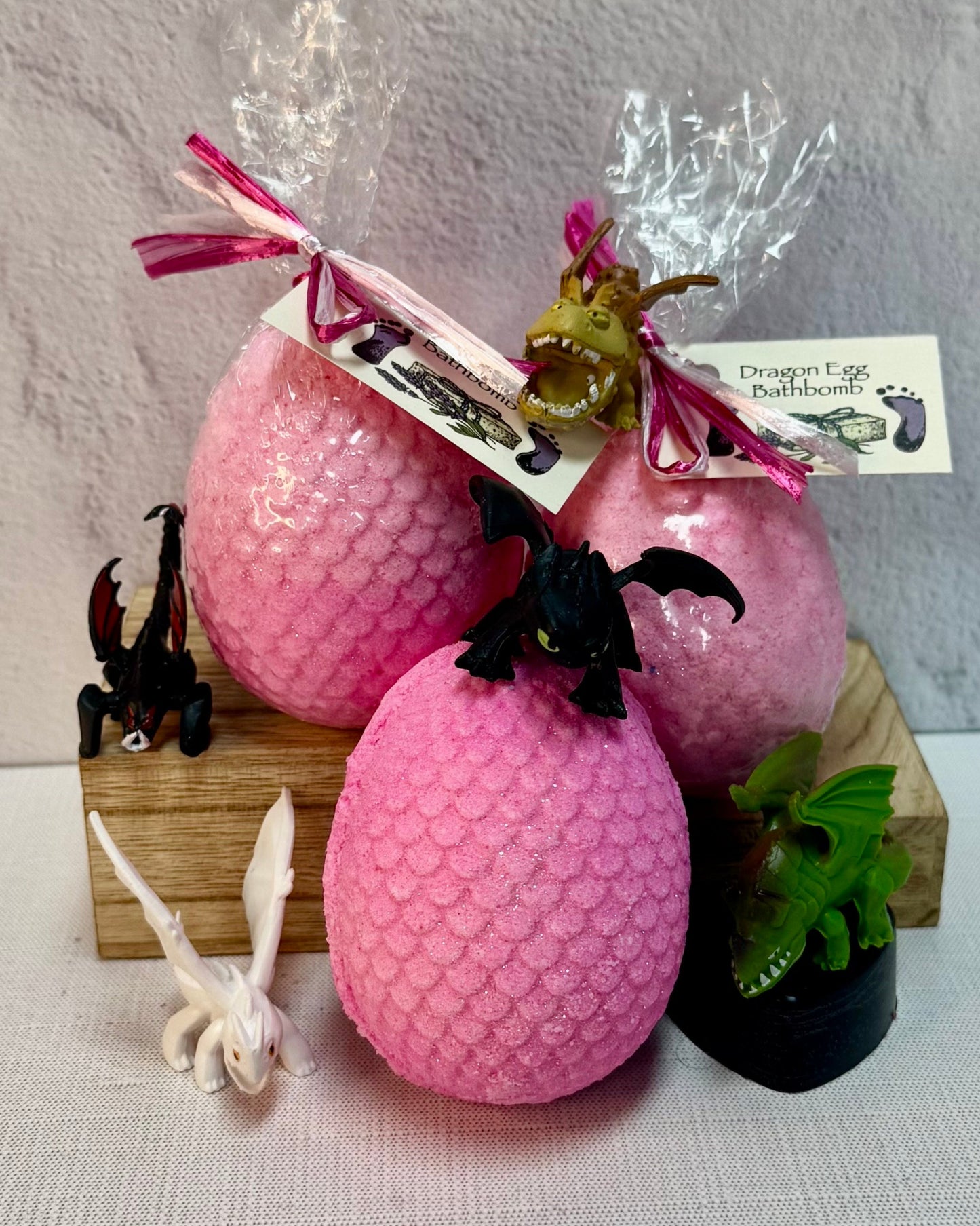 Dragon Egg Bath Bombs, Dragon inside