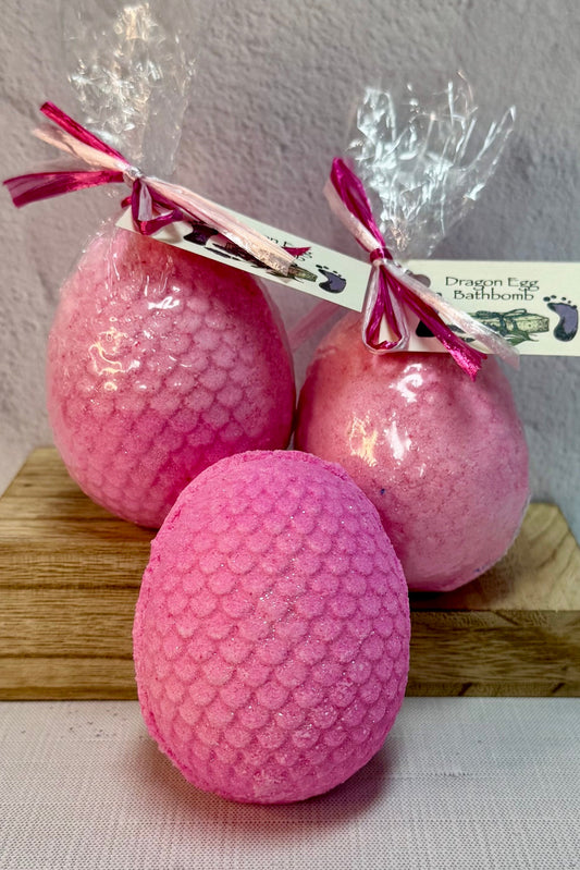 Dragon Egg Bath bomb - Pink-