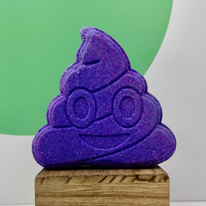 Poop Emoji Bath Bomb -Blue-