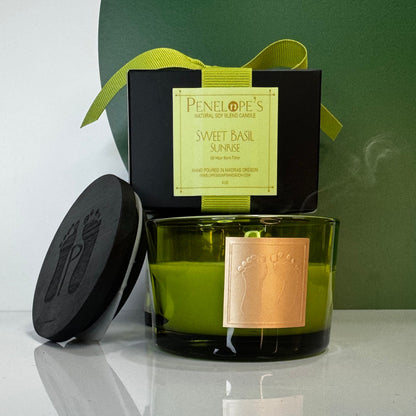 Sweet Basil Sunrise - 4oz Luxury Candle