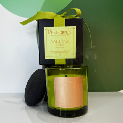 Sweet Basil Sunrise - 8oz Luxury Candle