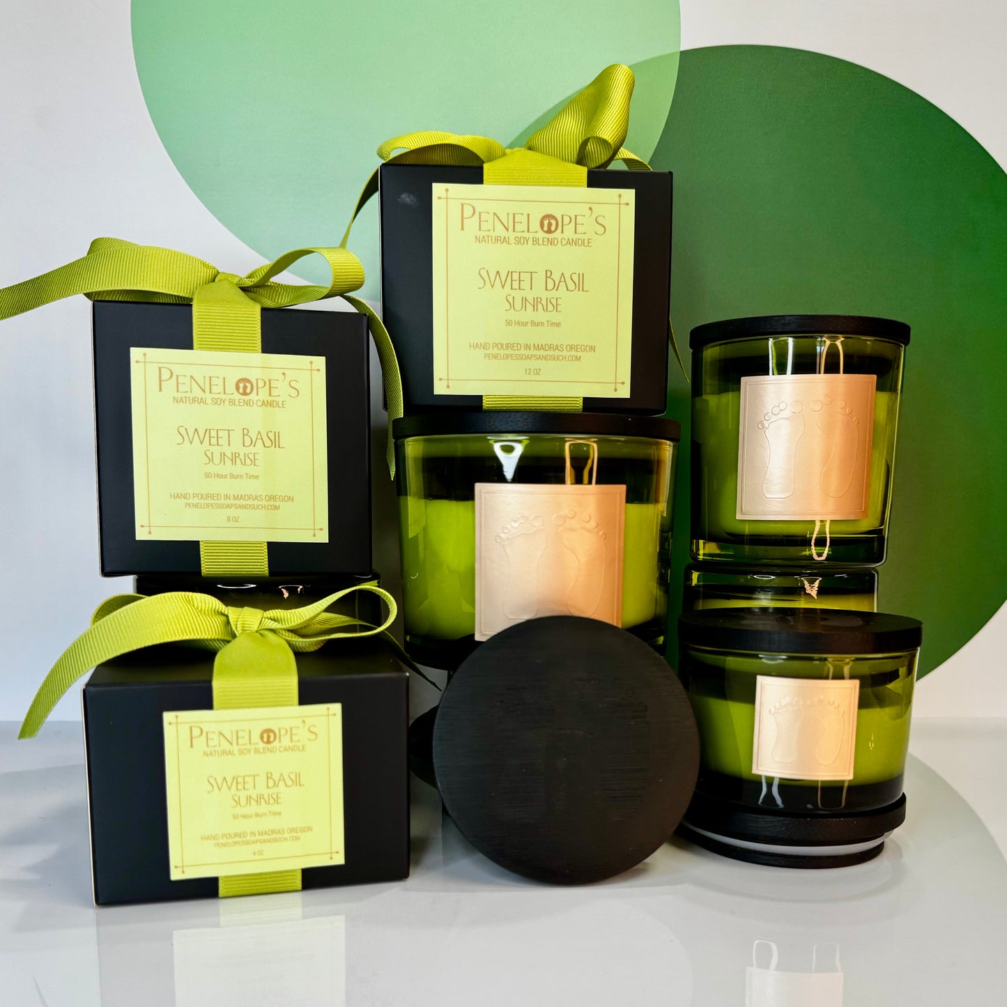 Sweet Basil Sunrise - 4oz Luxury Candle