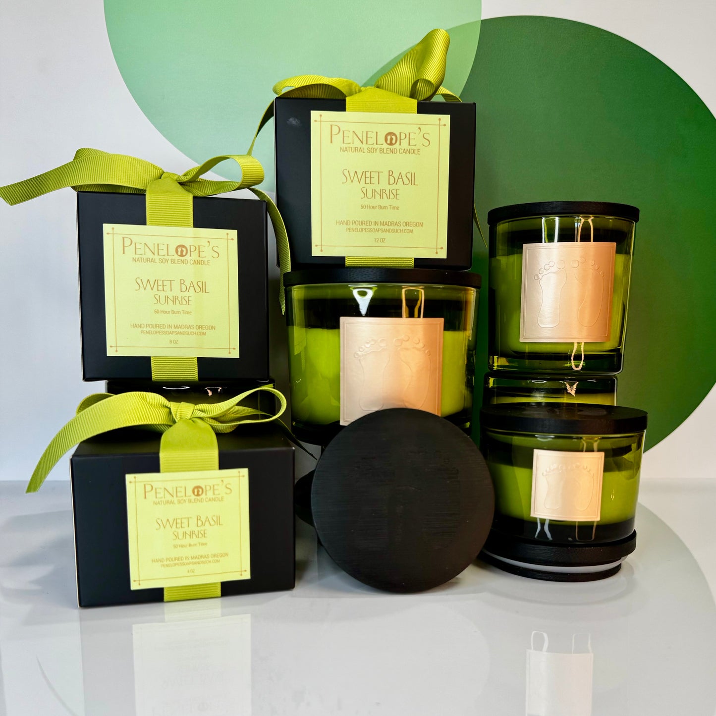 Sweet Basil Sunrise - 12oz Luxury Candle