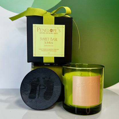 Sweet Basil Sunrise - 8oz Luxury Candle